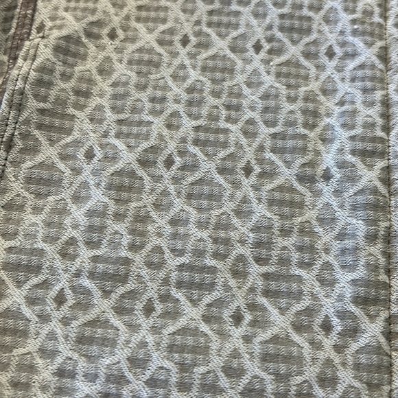 Prana Reeve Jacket Womens Small Silver Jacquard Stretch Yoga Hiking Running - Picture 6 of 17
